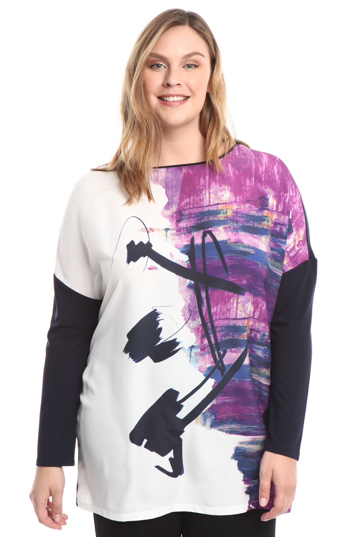T-shirt a kimono con stampa Fashion Market T-shirt a kimono con stampa Fashion Market