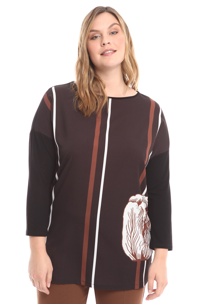 T-shirt a kimono con stampa Fashion Market T-shirt a kimono con stampa Fashion Market