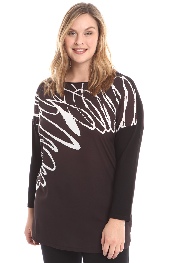 T-shirt a kimono con stampa Fashion Market T-shirt a kimono con stampa Fashion Market