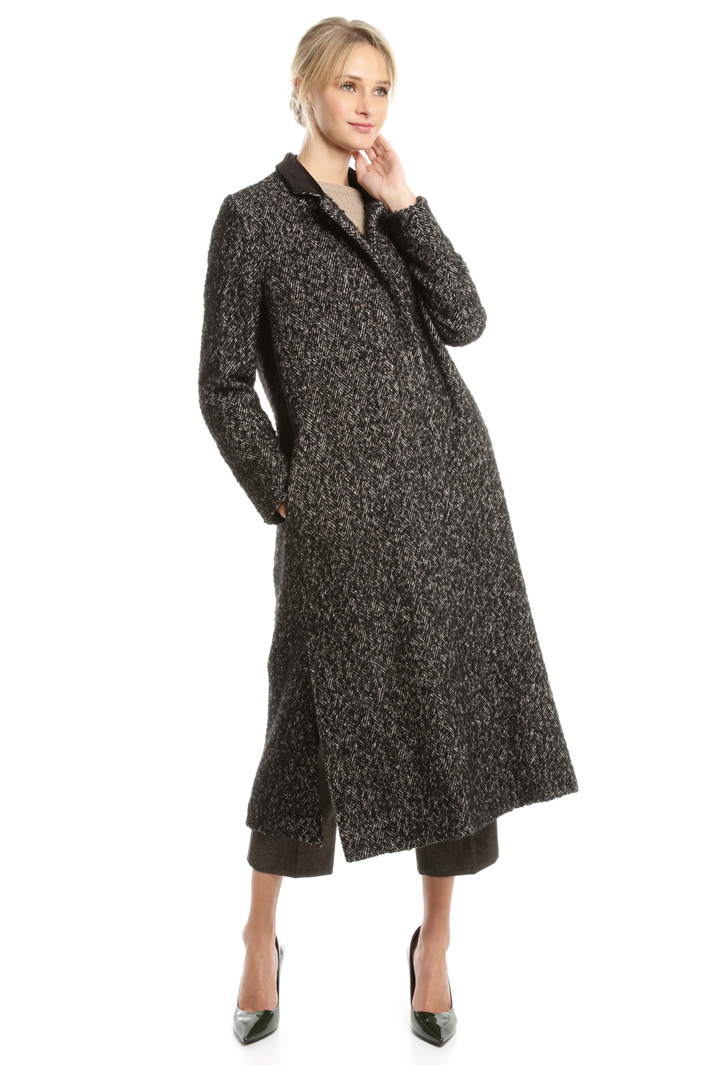 Cappotto in tweed di lana Fashion Market Cappotto in tweed di lana Fashion Market