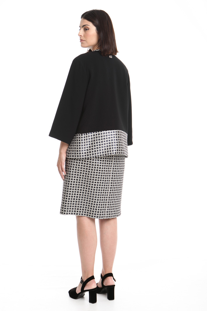 Giacca con fondo jacquard Fashion Market Giacca con fondo jacquard Fashion Market