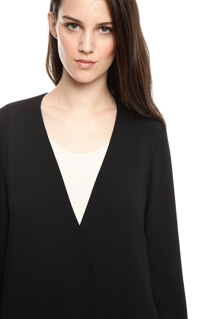 Giacca in crepe enver satin Fashion Market Giacca in crepe enver satin Fashion Market