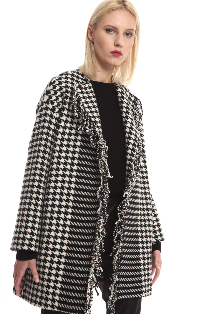Cappotto con bordo sfrangiato Fashion Market Cappotto con bordo sfrangiato Fashion Market