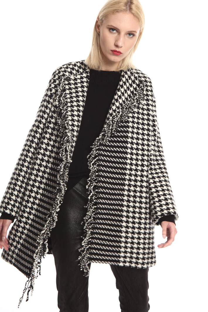 Cappotto con bordo sfrangiato Fashion Market Cappotto con bordo sfrangiato Fashion Market