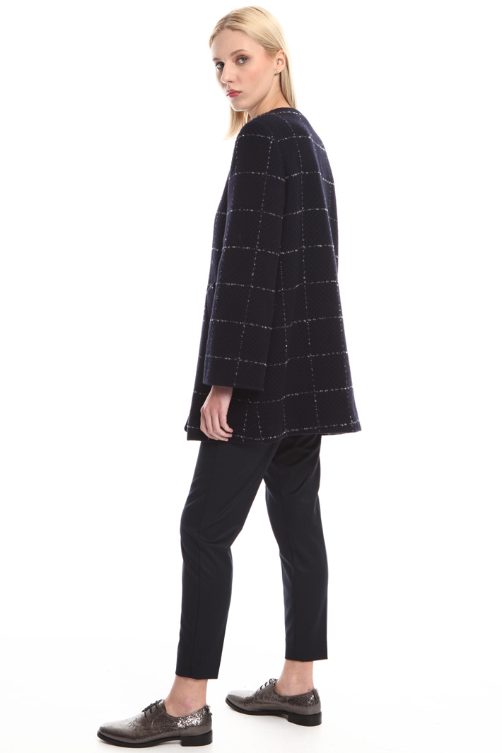 Cappotto check in lana Fashion Market Cappotto check in lana Fashion Market