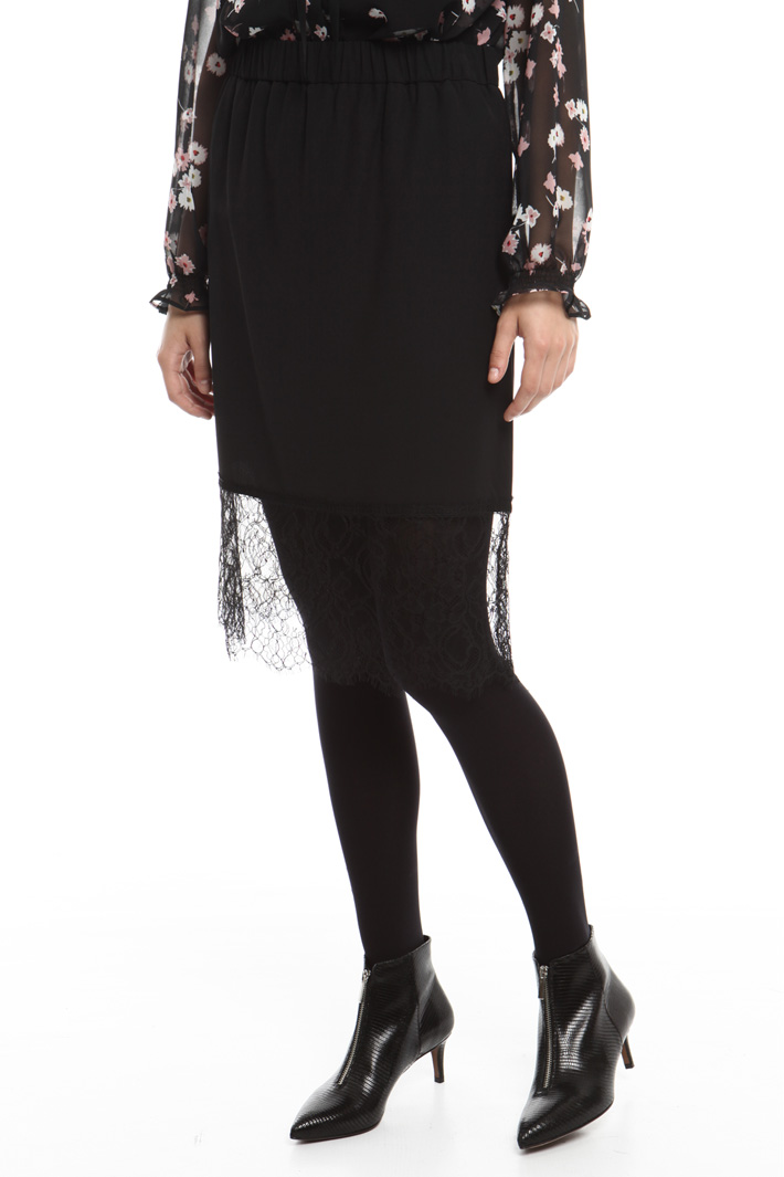 Gonna con bordo in pizzo Fashion Market Gonna con bordo in pizzo Fashion Market