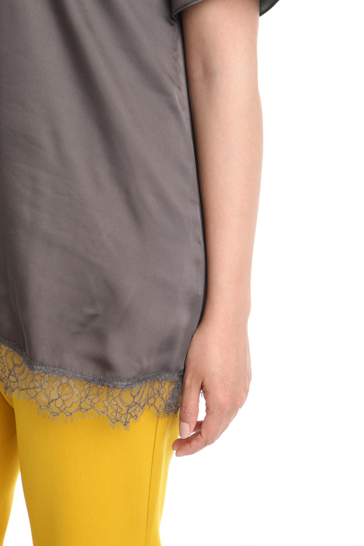 Casacca svasata con stampa Fashion Market Casacca svasata con stampa Fashion Market