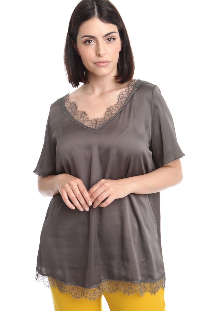 Casacca svasata con stampa Fashion Market Casacca svasata con stampa Fashion Market