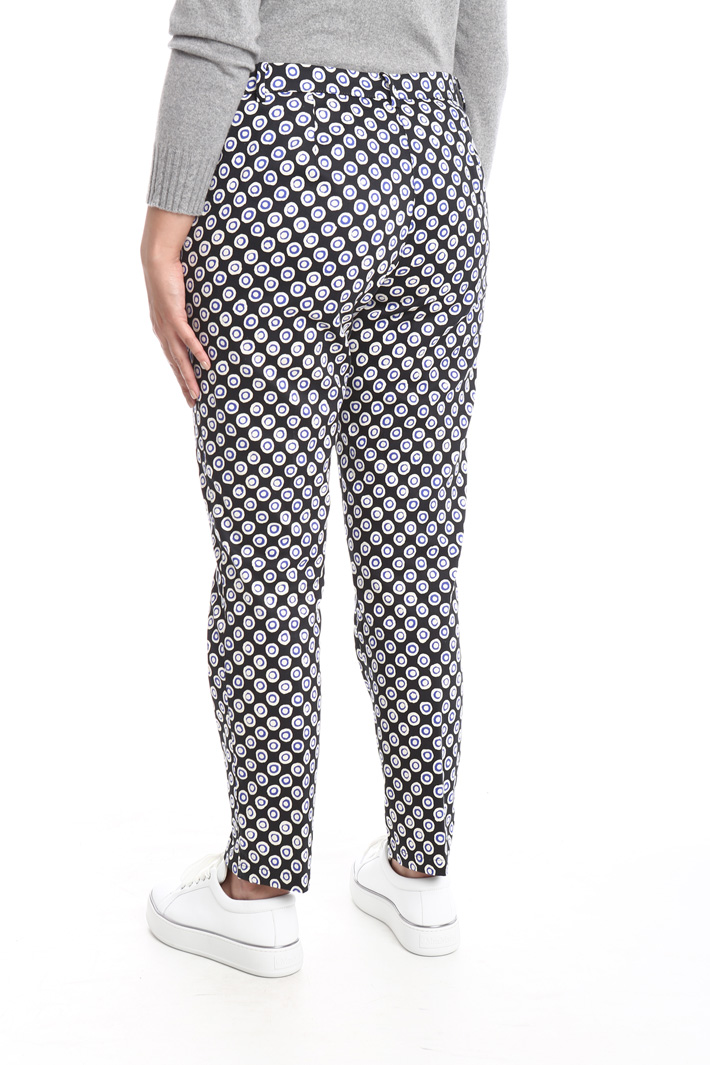 Pantalone slim in raso Fashion Market Pantalone slim in raso Fashion Market