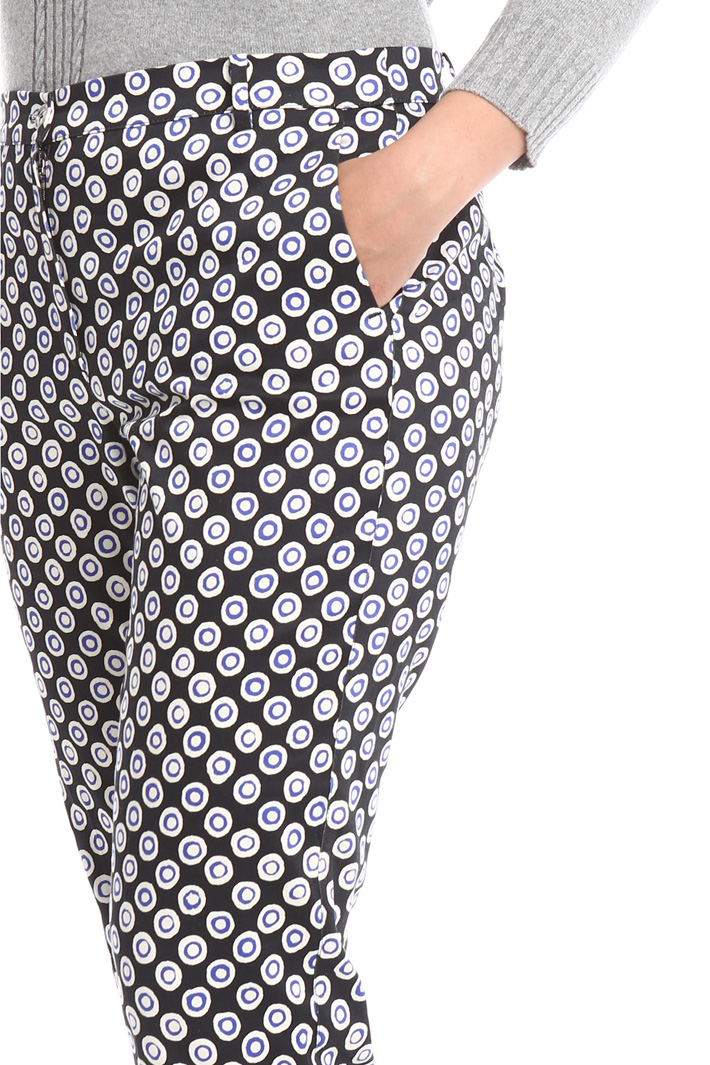 Pantalone slim in raso Fashion Market Pantalone slim in raso Fashion Market