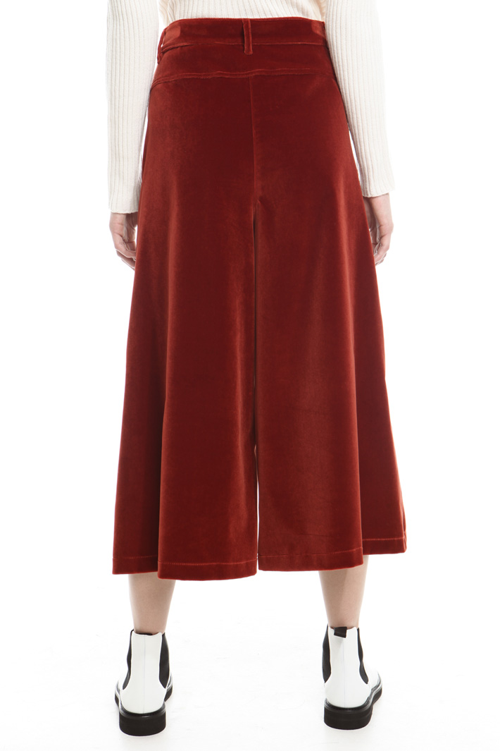 Pantalone cropped in velluto Fashion Market Pantalone cropped in velluto Fashion Market