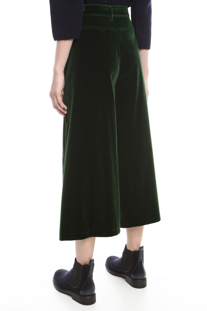 Pantalone cropped in velluto Fashion Market Pantalone cropped in velluto Fashion Market