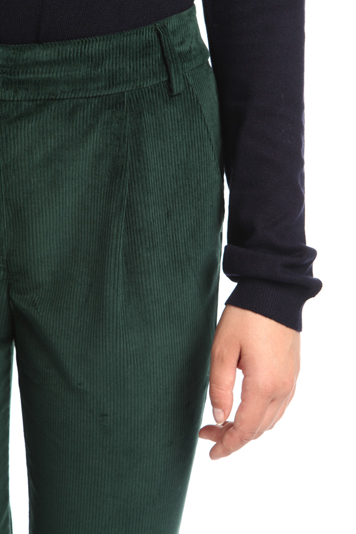 Pantaloni cropped in velluto Fashion Market Pantaloni cropped in velluto Fashion Market