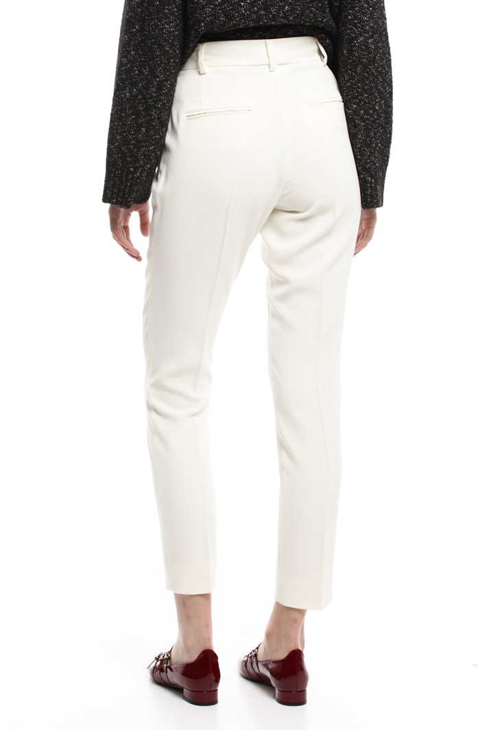 Pantalone in crepe enver satin Fashion Market Pantalone in crepe enver satin Fashion Market
