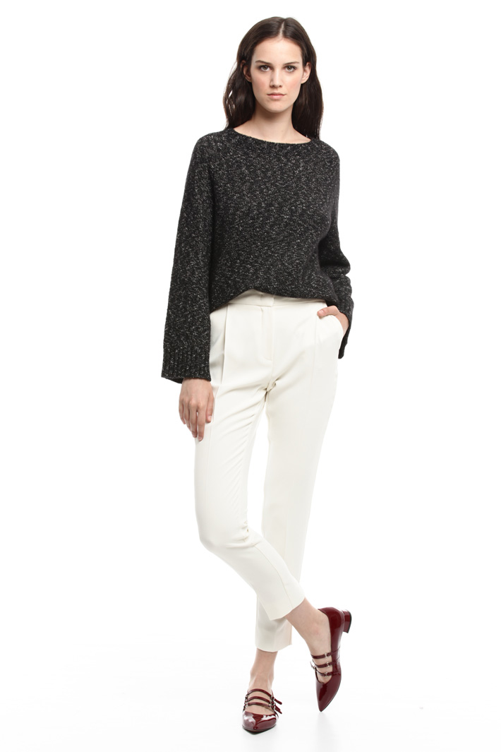 Pantalone in crepe enver satin Fashion Market Pantalone in crepe enver satin Fashion Market