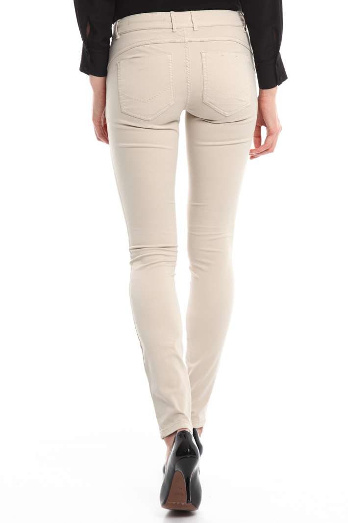 Pantalone in raso di cotone Fashion Market Pantalone in raso di cotone Fashion Market