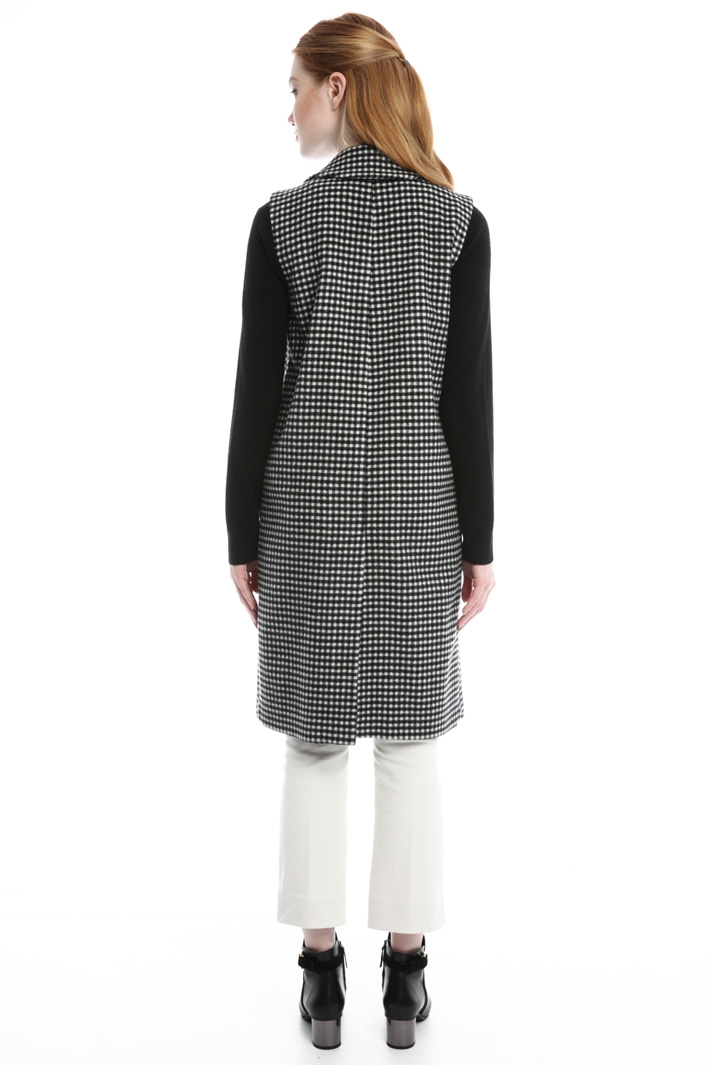 Gilet in panno a quadretti Fashion Market Gilet in panno a quadretti Fashion Market