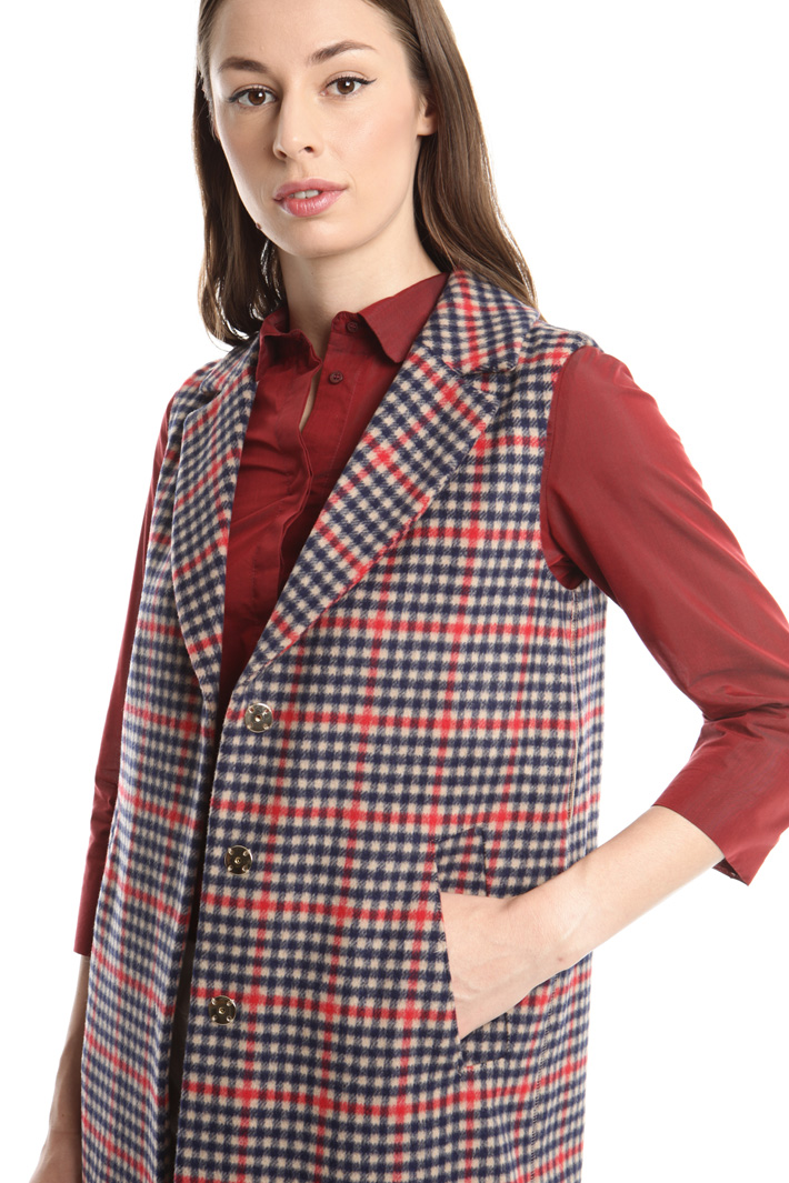 Gilet in misto lana a fantasia Fashion Market Gilet in misto lana a fantasia Fashion Market