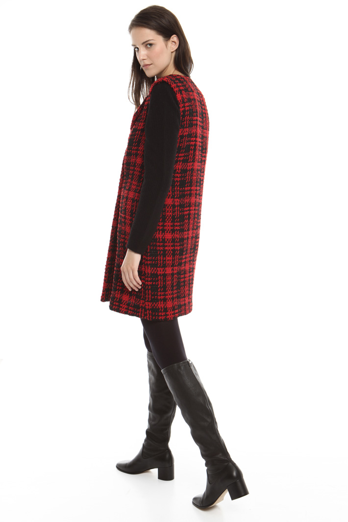 Gilet a motivo check Fashion Market Gilet a motivo check Fashion Market