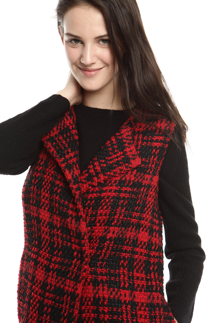 Gilet a motivo check Fashion Market Gilet a motivo check Fashion Market