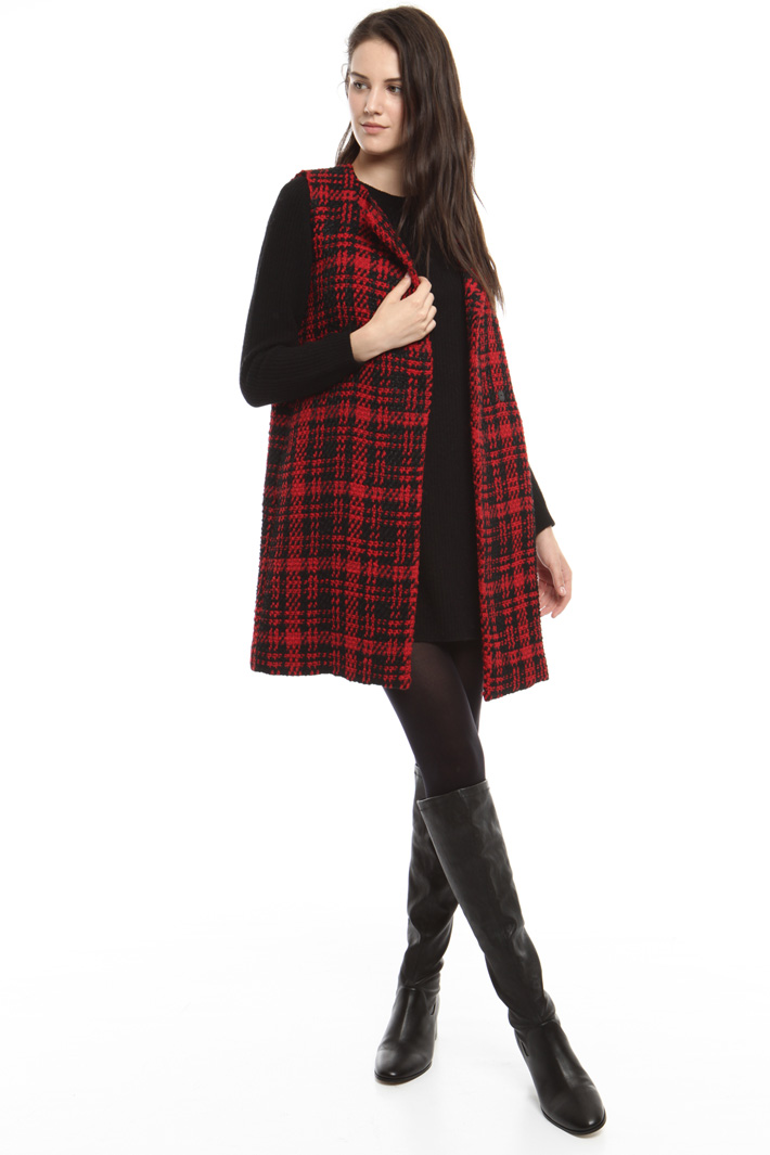 Gilet a motivo check Fashion Market Gilet a motivo check Fashion Market