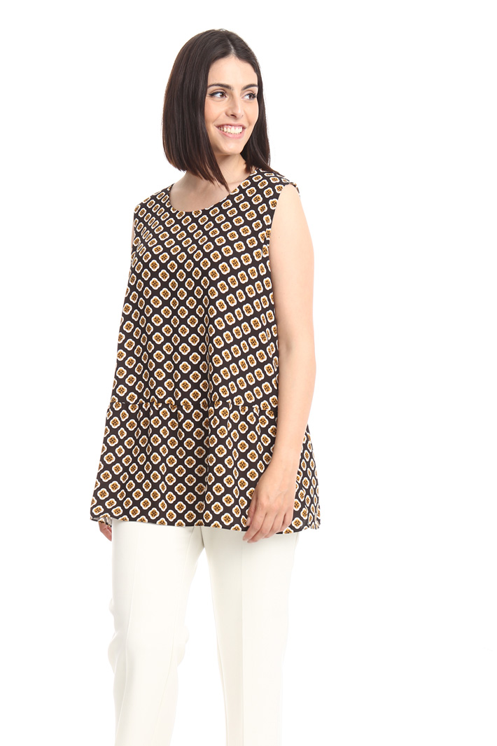 Top fluido con baschina Fashion Market Top fluido con baschina Fashion Market