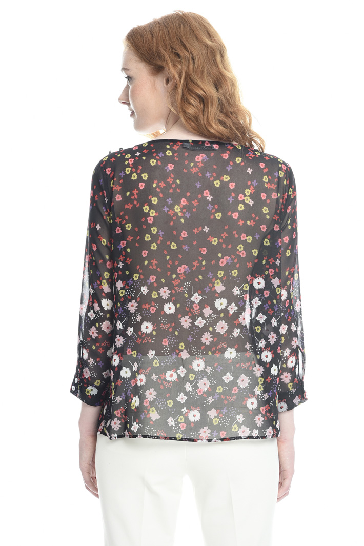Blusa stampata semitrasparente Fashion Market Blusa stampata semitrasparente Fashion Market