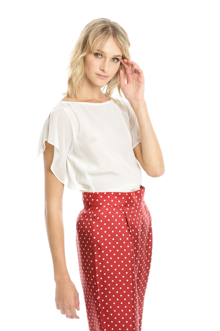 Top in crepe de chine Fashion Market Top in crepe de chine Fashion Market