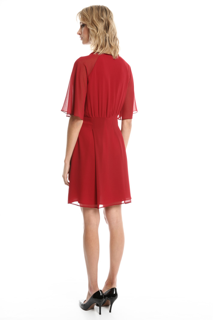 Abito fluido in georgette Fashion Market Abito fluido in georgette Fashion Market