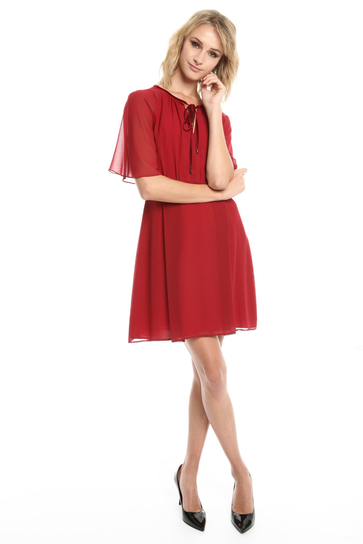 Abito fluido in georgette Fashion Market Abito fluido in georgette Fashion Market