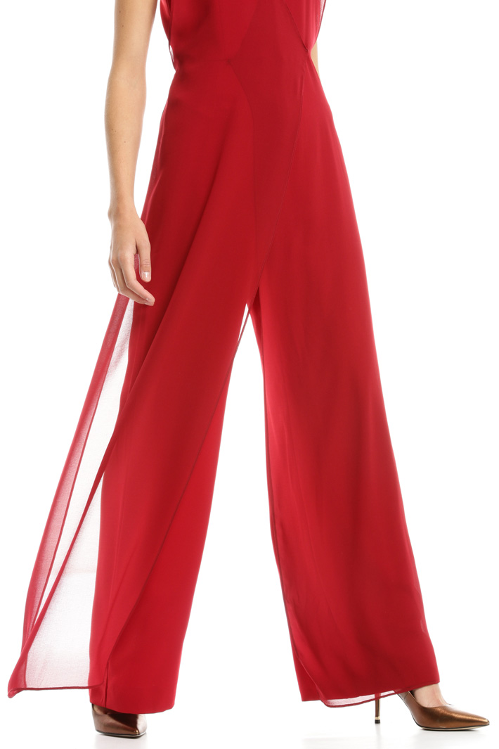 Tuta con pannelli in georgette Fashion Market Tuta con pannelli in georgette Fashion Market