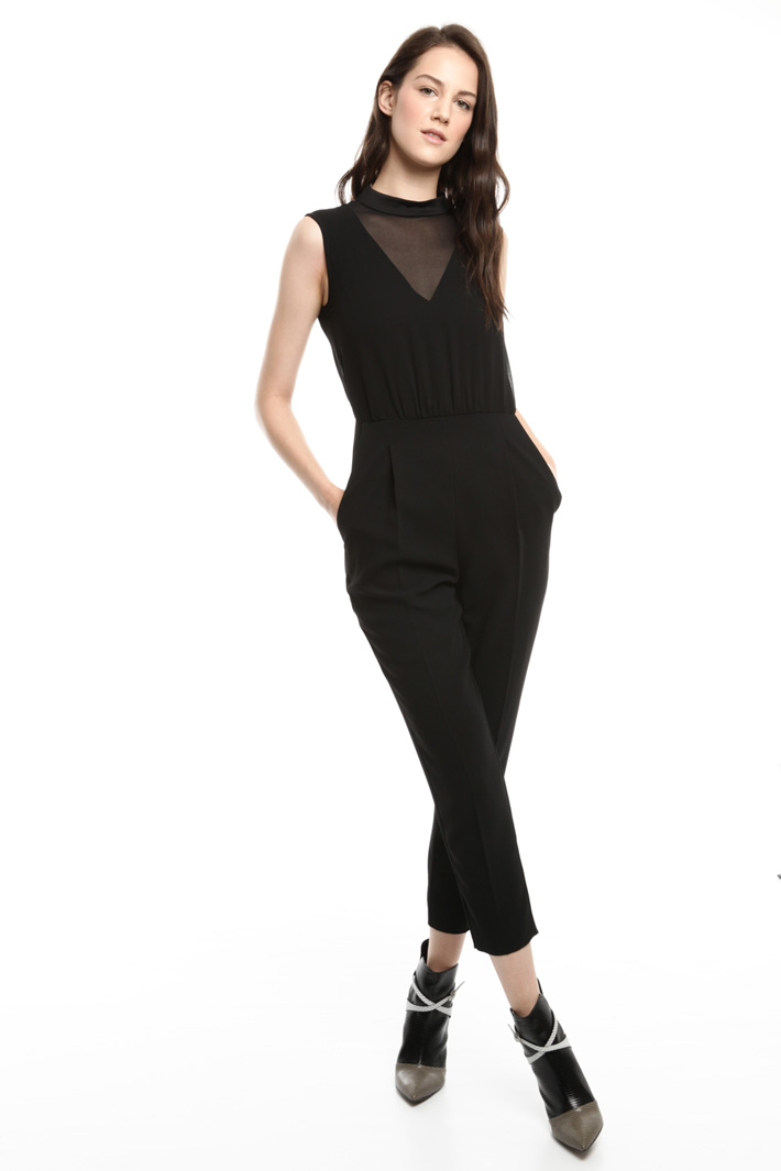 Tuta smanicata in crepe Fashion Market Tuta smanicata in crepe Fashion Market