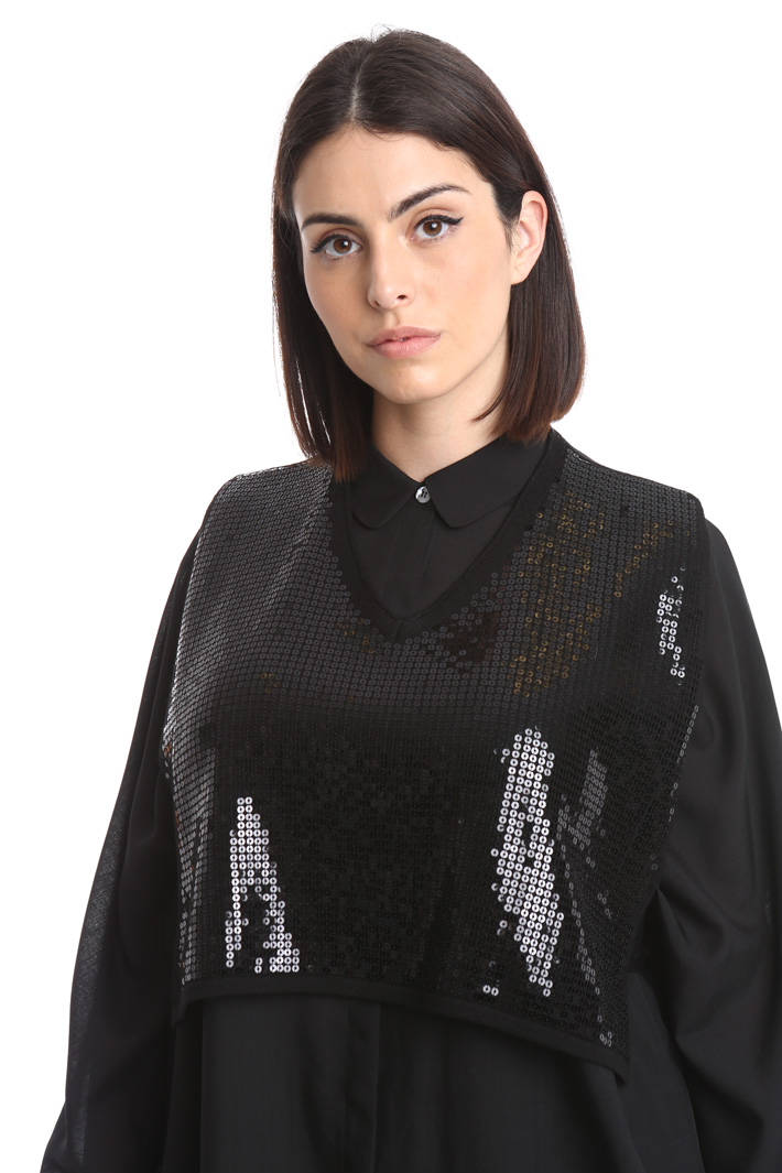 Gilet con paillettes Fashion Market Gilet con paillettes Fashion Market