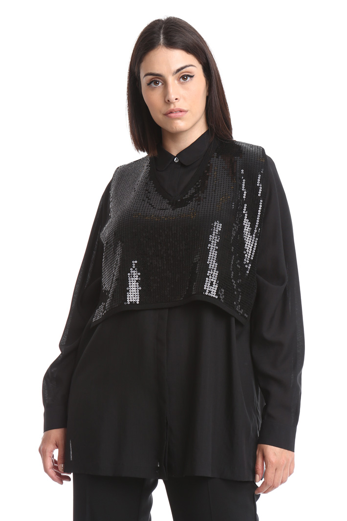 Gilet con paillettes Fashion Market Gilet con paillettes Fashion Market