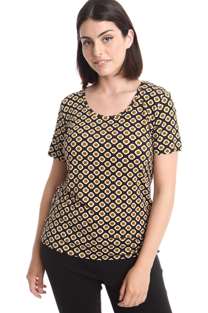 T-shirt in jersey stampata Fashion Market T-shirt in jersey stampata Fashion Market