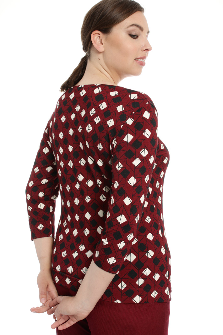 T-shirt in jersey stampata Fashion Market T-shirt in jersey stampata Fashion Market