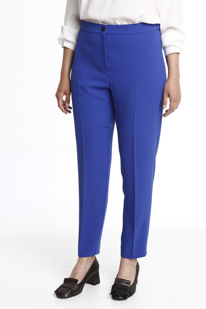 Pantalone slim in crepe Fashion Market Pantalone slim in crepe Fashion Market