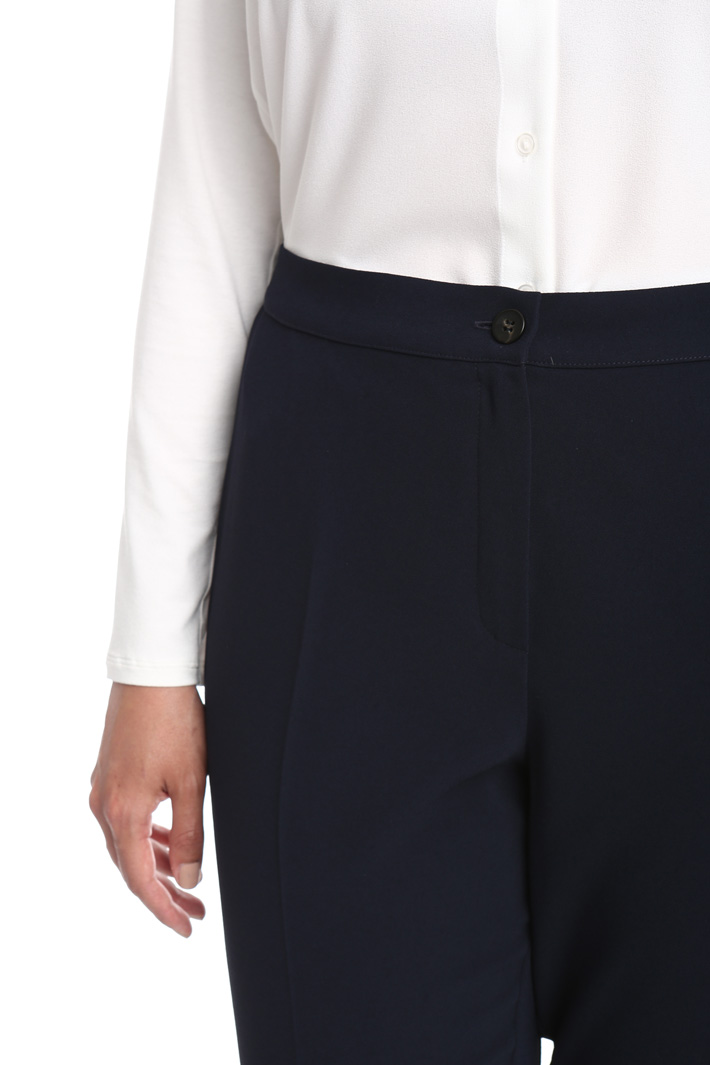 Pantalone slim in crepe Fashion Market Pantalone slim in crepe Fashion Market