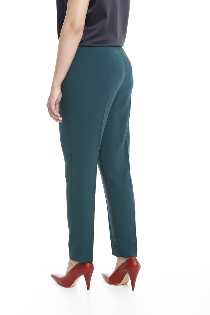 Pantalone slim in crepe Fashion Market Pantalone slim in crepe Fashion Market