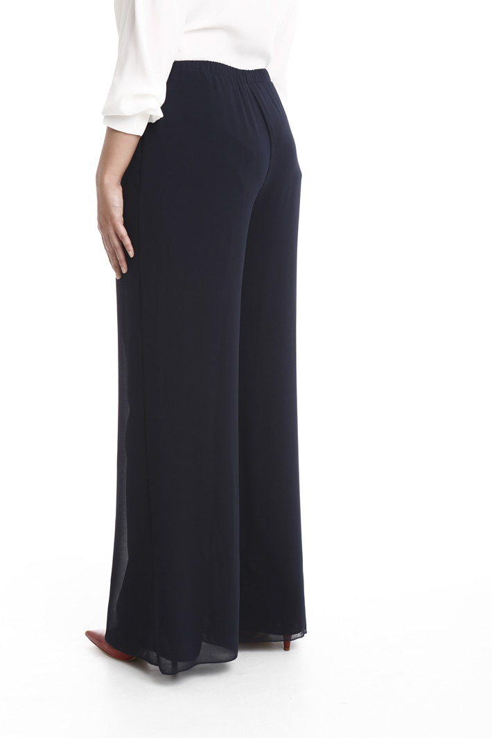 Pantaloni palazzo in georgette Fashion Market Pantaloni palazzo in georgette Fashion Market