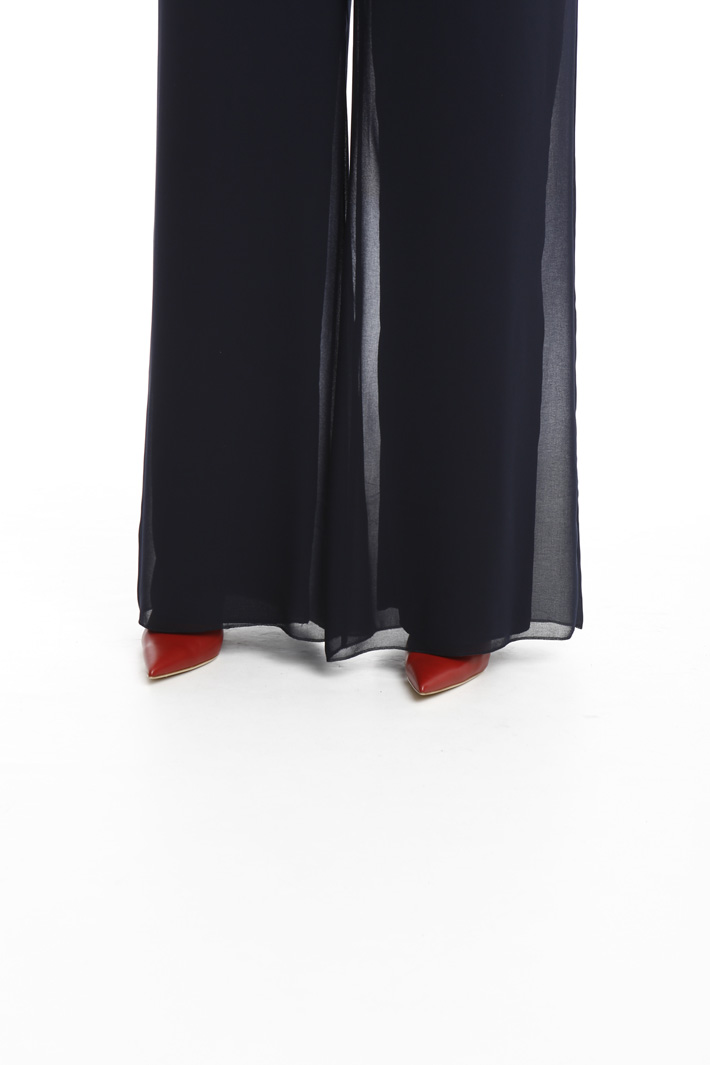 Pantaloni palazzo in georgette Fashion Market Pantaloni palazzo in georgette Fashion Market