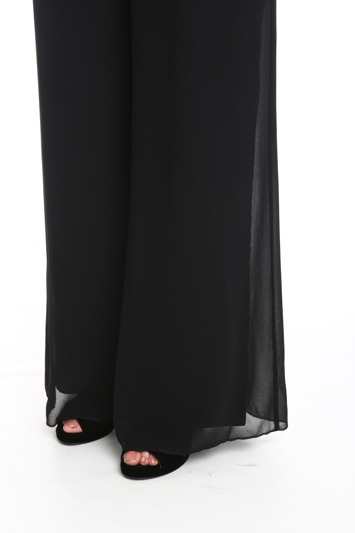 Pantaloni palazzo in georgette Fashion Market Pantaloni palazzo in georgette Fashion Market