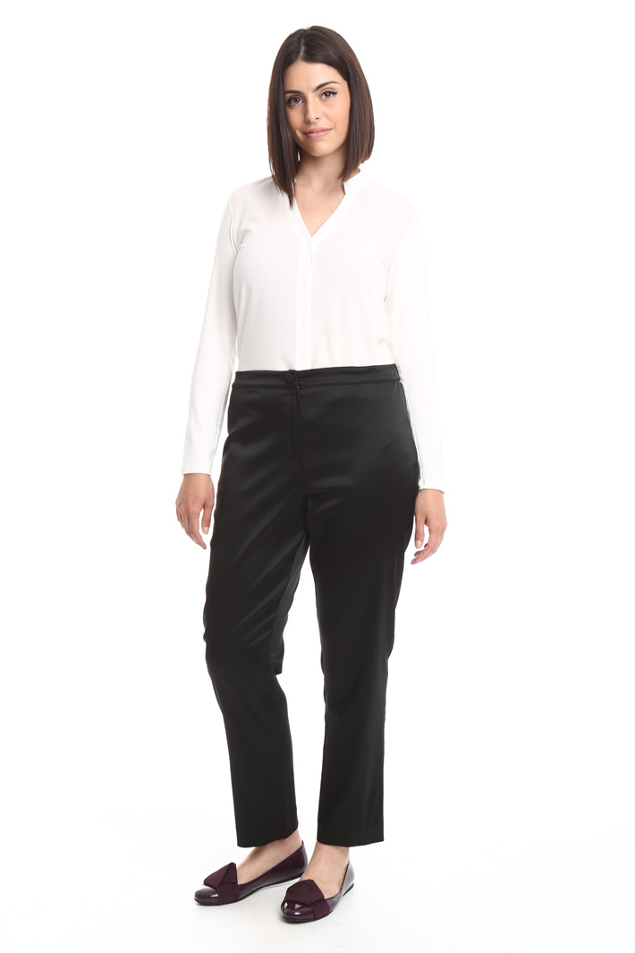 Pantalone in satin stretch Fashion Market Pantalone in satin stretch Fashion Market