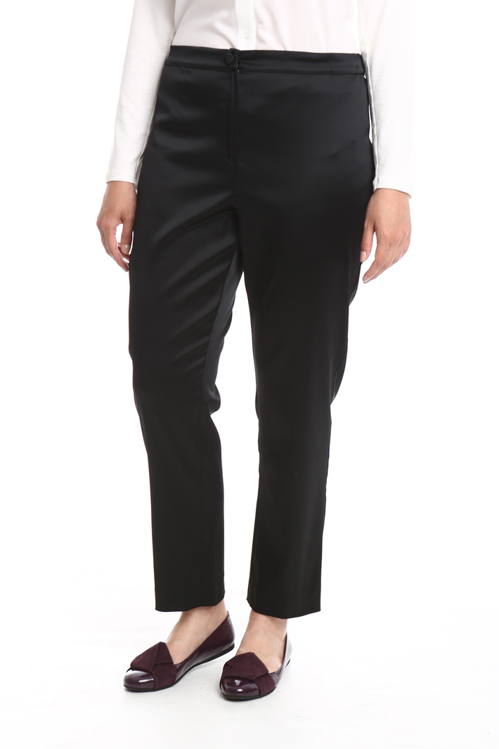 Pantalone in satin stretch Fashion Market Pantalone in satin stretch Fashion Market