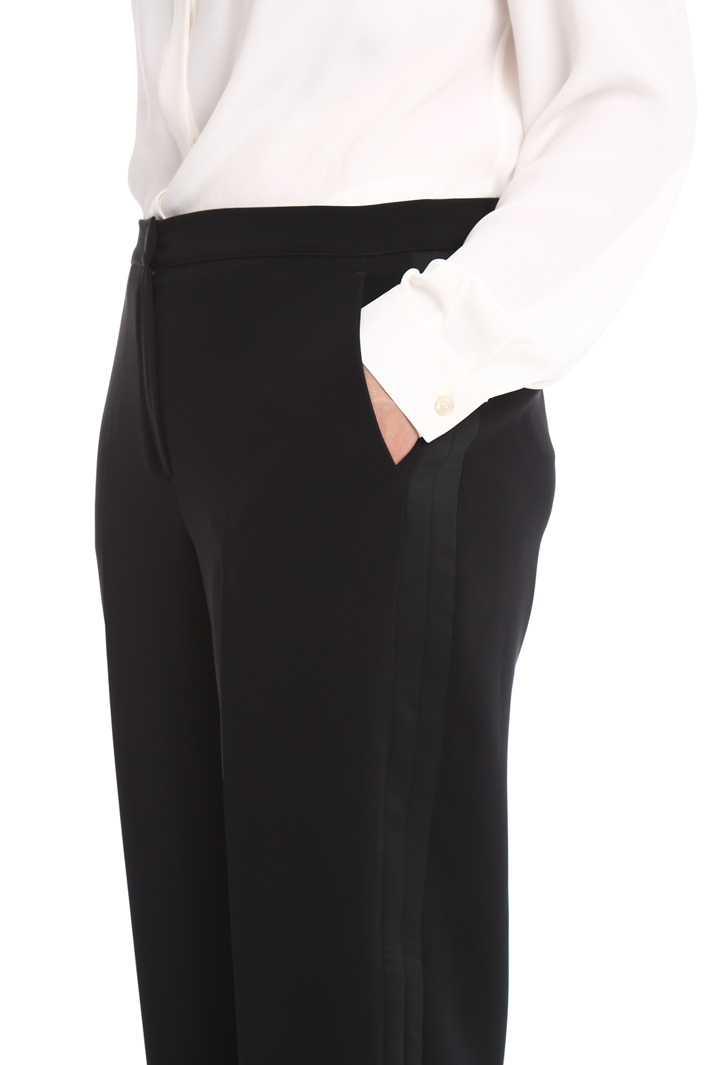 Pantalone in cady linea dritta Fashion Market Pantalone in cady linea dritta Fashion Market