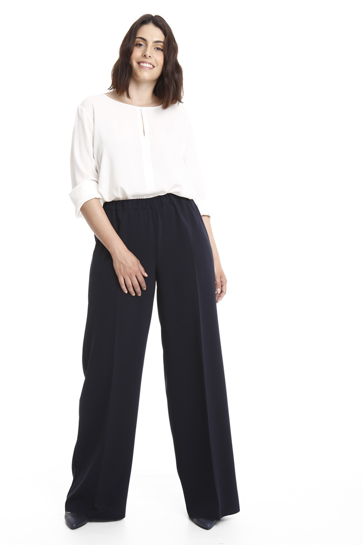 Pantalone palazzo in cady Fashion Market Pantalone palazzo in cady Fashion Market