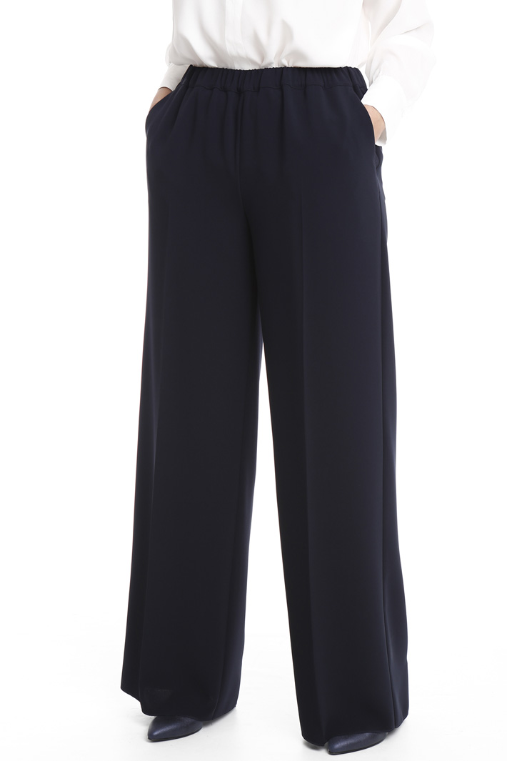 Pantalone palazzo in cady Fashion Market Pantalone palazzo in cady Fashion Market