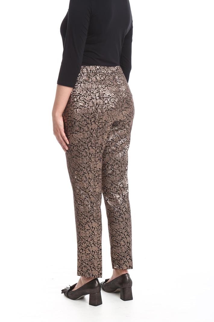 Pantalone jacquard lurex Fashion Market Pantalone jacquard lurex Fashion Market