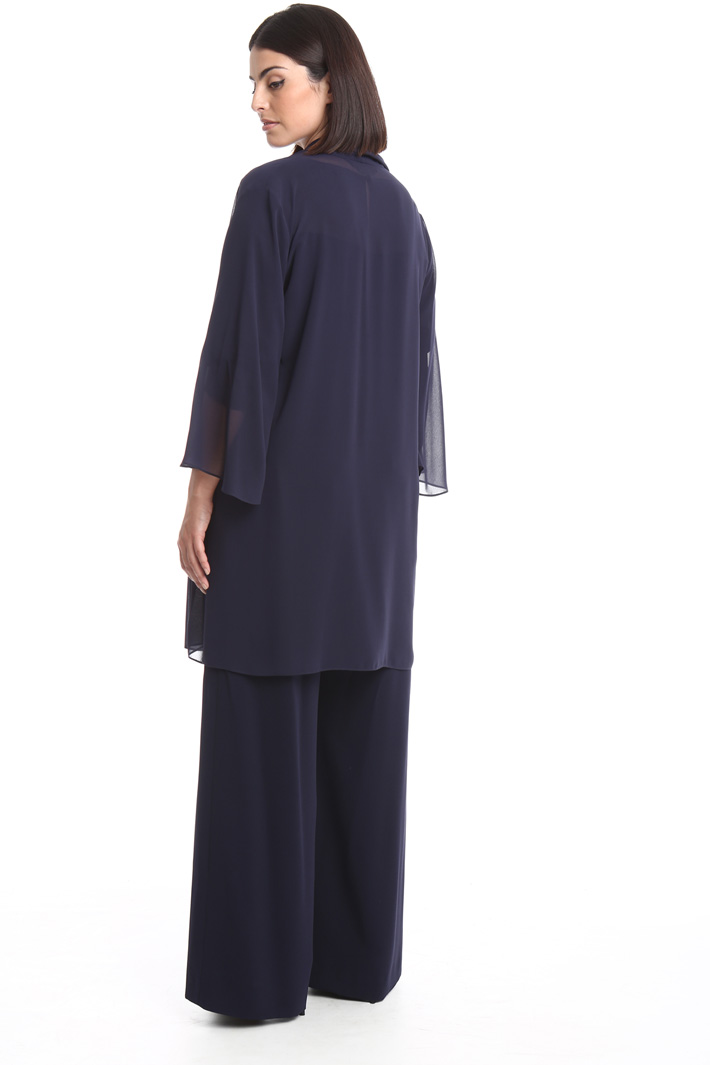 Casacca lunga in georgette Fashion Market Casacca lunga in georgette Fashion Market