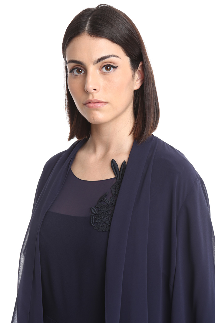 Casacca lunga in georgette Fashion Market Casacca lunga in georgette Fashion Market
